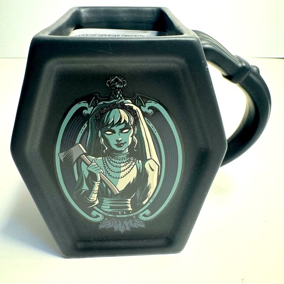 NWT. Disney Coffin Mug - The Haunted Mansion. featuring Constance the bride - Picture 1 of 11